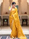 Lc 93 By Laabh Banarasi khadi Georgette Jacquard Designer Sarees Wholesale Online